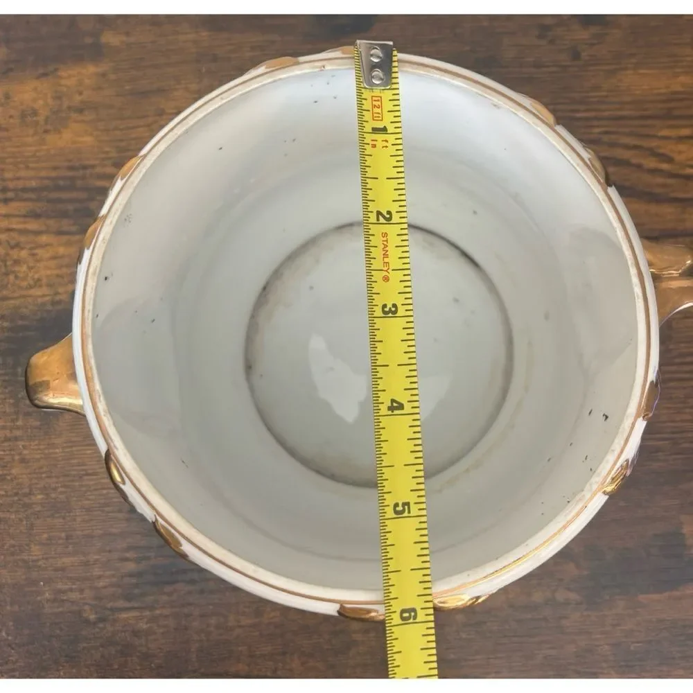Vintage 1950's Made in Japan Original LJ Porcelain Pot/Planter